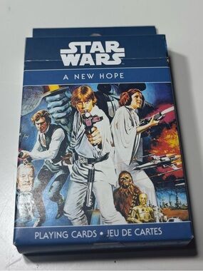 New Star Wars A New Hope Blue Playing Cards - Home Games